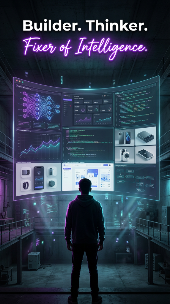 BhaiSazzaD — Founder, Builder, Fixer of Intelligence
